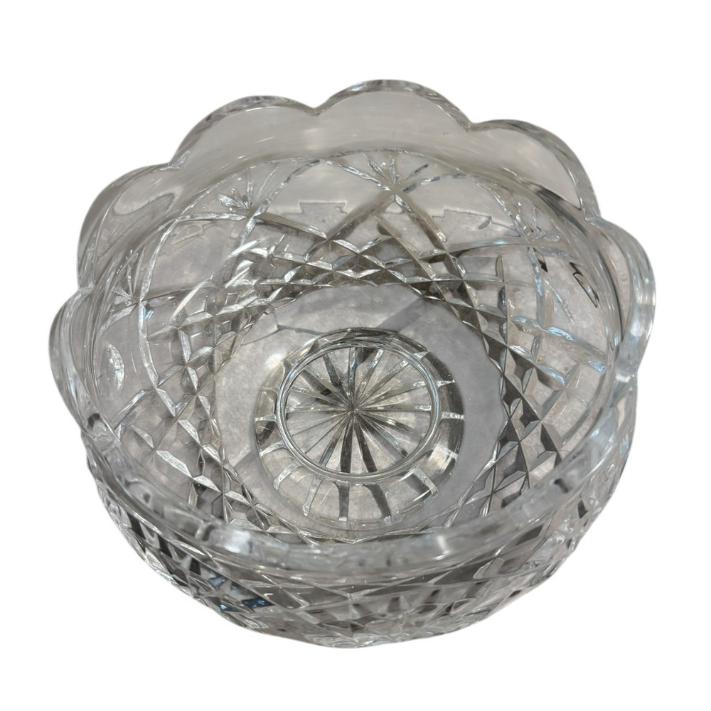 Waterford Crystal Footed Bowl Vintage Made In Ireland 7 Inch